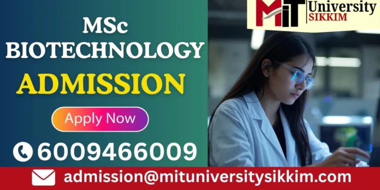 MSc Biotechnology Admission