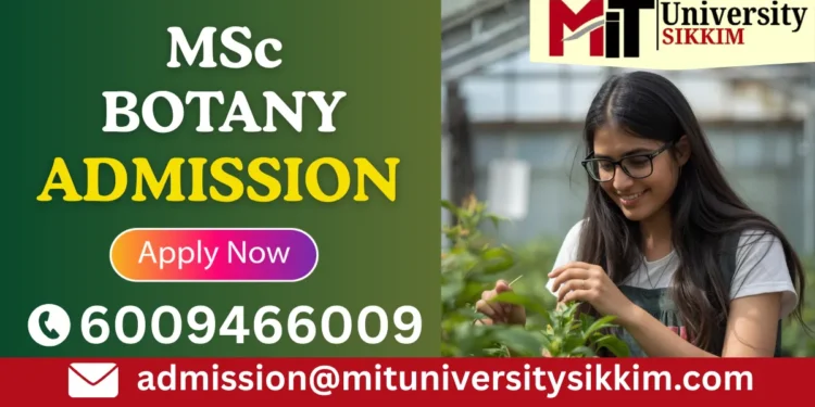 MSc Botany Admission