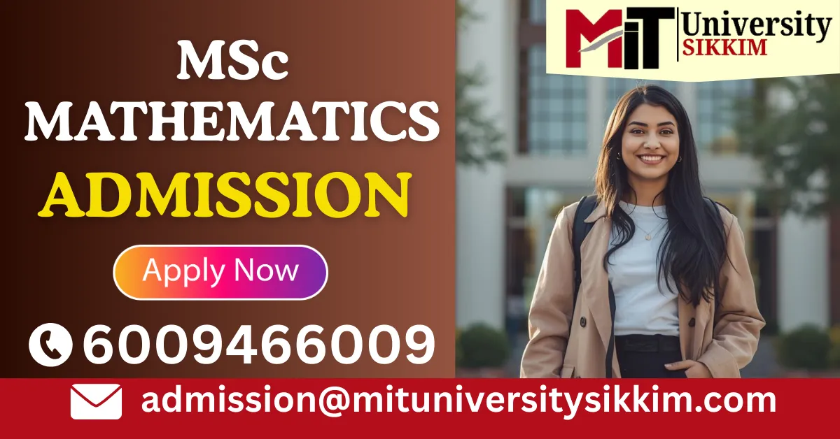 MSc Mathematics Admission