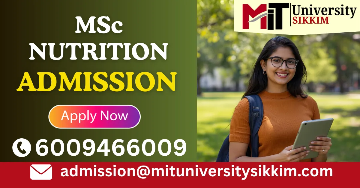 MSc Nutrition Admission