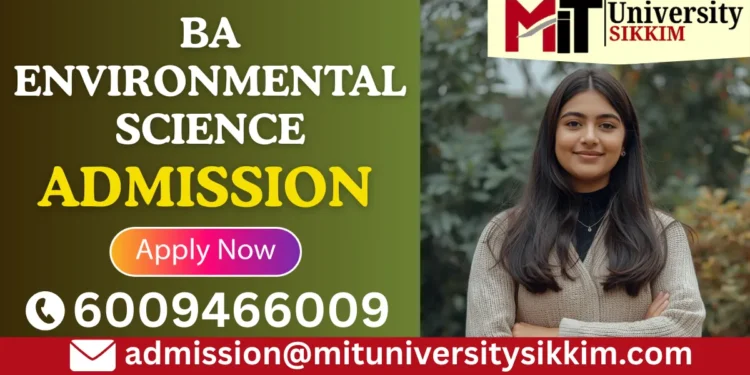 BA Environmental Science Admission