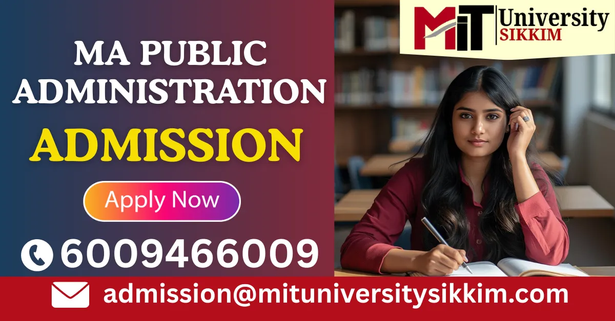 MA Public Administration Admission