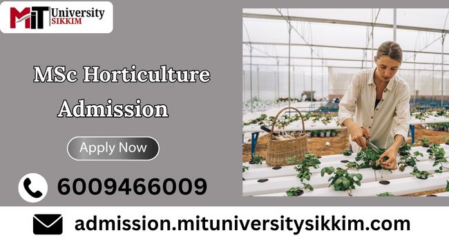 msc horticulture admission