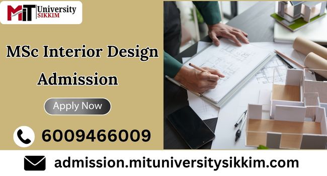 msc interior design admission